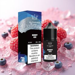 AL Fakher Nicotine Salt E-Liquid 20MG Jagodični Led 30ml 6000 Puffov