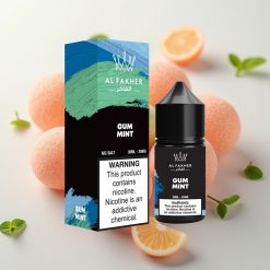 AL Fakher Nikotinska Sol E-Liquid 20MG Gum Mint 30ml 6000 Puffov