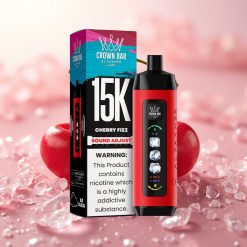 Al Fakher 15k Ice Adjust Clouds Disposable Cherry Fizz LED Battery/E-Liquid 22ml 5mg