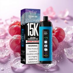 Al Fakher 15k Ice Adjust Clouds Disposable Crna Ribez Ledodo 33.1x33.1x121.2mm 850mAh 22ml 5mg/ml Type-C Mesh Coil