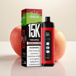 Al Fakher 15k Ice Adjust Clouds Disposable Device Dve Jabolki 850mAh 22ml 5mg