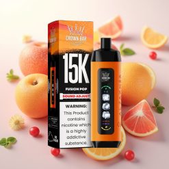 Al Fakher 15k Ice Adjust Clouds Disposable Fusion Pop 850mAh 22ml 5mg Mesh Coil Type-C LED