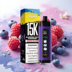 Al Fakher 15k Ice Adjust Clouds Disposable Naprava Borovnica Kisla Malina 850mAh Type-C LED