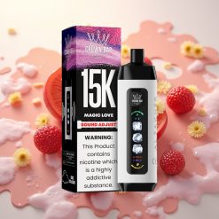 Al Fakher 15k Ice Adjust Clouds Magic Love (Ljubezen) 22ml 850mAh Tip-C LED Mesh