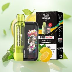 Al Fakher Crown Bar Ultra 25K 22ml 50mg Limeta Meta Disposable Vape