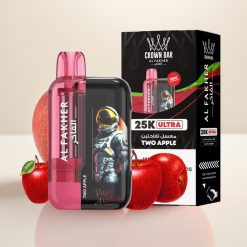 Al Fakher Crown Bar Ultra 25K Dve Jabolki 22ml 50mg/m