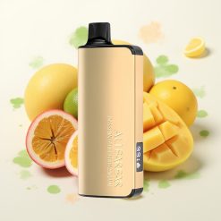 Alibarbar Ingot 9000 Puffs Enkratna Vapa Pasijonka Mango Limeta 22ml 2350mAh LED