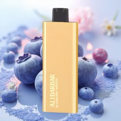 Alibarbar Pandora 7000 Puffs Disposable Vape Borovnični Vetrič 17 ml 1.0 Ω