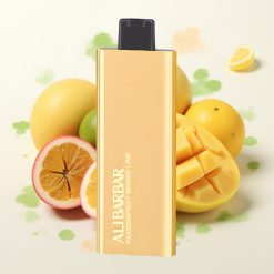 Alibarbar Pandora 7000 Puffs Enkratna Vapa Pasijonka Mango Limeta 17 ml 70 g