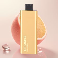 Alibarbar Pandora 7000 Puffs Enkratna Vapa Rožnati Limonin 17 ml 1.0 Ω