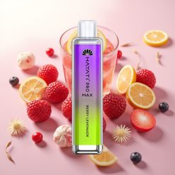 Hayati Pro Max 4000 Puffs Disposable Vape Jagoda Limonada 28×28×120mm 2%/5% 1400mAh
