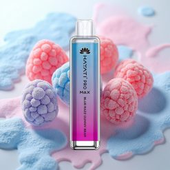 Hayati Pro Max 4000 Puffs Disposable Vape Modra Malina Gumi Medved 28×28×120mm 2ml/10ml 2%/5% 1400mAh