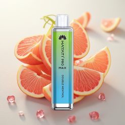 Hayati Pro Max 4000 Puffs Enkratna Vapa Dvojni Mentol Rechargeable LED 1400mAh