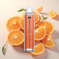 Hayati Pro Max 4000 Pufov Disposable Vape Kamnit Sladkorni Pomarančni 28×28×120mm 2ml/10ml 1400mAh