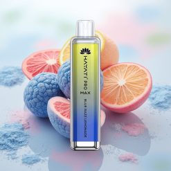 Hayati Pro Max 4000 Pufov Disposable Vape Modra Malina Limonada 28×28×120mm 1400mAh