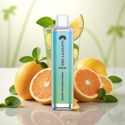 Hayati Pro Max 4000 Pufs Ponovno Polnljiva Elektronska Cigareta Svež Mentolni Mojito