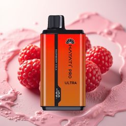 Hayati Pro Ultra 15000 Puffov Dispozabilna Vape Malinova Kola 12ml×2 2% Nikotina