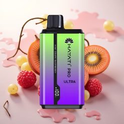 Hayati Pro Ultra 15000 Puffs 850mAh 24ml 2% Dispozabilna Vapa Kivi Grozdje Malina
