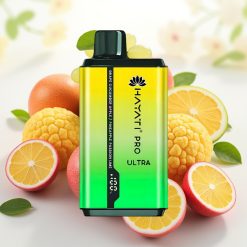 Hayati Pro Ultra 15000 Puffs 850mAh 2×12ml 2% 49 Okusov Grozdje Kumara Jabuka Ananas Pasijon Lim