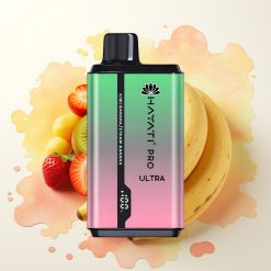 Hayati Pro Ultra 15000 Puffs 850mAh 2×12ml 2% 49 Okusov Kivi Banana Jagoda Banana