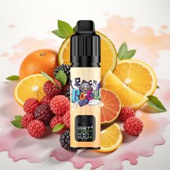 IGET BAR PLUS S3 POD 10000 Pufov Polnilna E-tekočina 18 ml 5% Nikotina 1.0 Ohm Mesh Ovitek Borovnica Ananas Pomaranča
