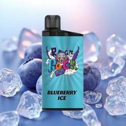 IGET Bar 3500 Puffs Dispozabilna Vape Borovnica Led z 1,2 Ohm Mesh Coil, 1400 mAh