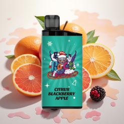 IGET Bar 3500 Puffs Enkratna Vapa Citrus Črni Bor Apple 41.3x21.3x94.5mm 1.2 Ohm Mesh Coil 1400 mAh PC+ALU 78g