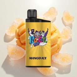 IGET Bar 3500 Puffs Enkratna Vapa Mango Led 41.3x21.3x94.5mm 1.2 Ohm Mesh Coil 1400 mAh PC+ALU 78g