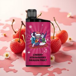 IGET Bar 3500 Puffs Enkratna Vapa Češnja Jagoda Pitaja 1.2 Ohm Mesh 1400 mAh