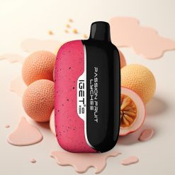 IGET Moon K5000 5000 Puffov Dispozabilna Vapa Pasijonca Ličija 81.5g 49.5x25.3x99.4mm 1.35 Ohm Mrežna Tuljava