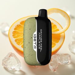IGET Moon K5000 Puffs 81,5 g PC 1,35 Ohm 49,5x25,3x99,4 mm Pomaranča Jabolko Led