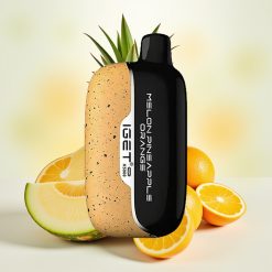 IGET Moon K5000 Puffs Enkratna Vapa Melona Ananas Oranža Neto Teža 81.5g Velikost 49.5x25.3x99.4mm