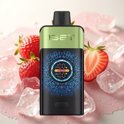 IGET ONE 12000 Puffs Disposable Vape Jagoda Kivi Led z zaslonom, 2700 mAh, 0.6 ohm