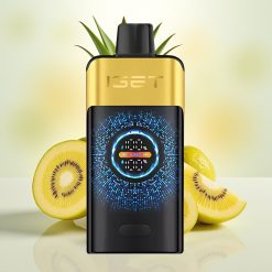 IGET ONE 12000 Puffs Enkratna Vapa Kivi Ananas 2700 mAh 0.6 Ohm Dual Mesh