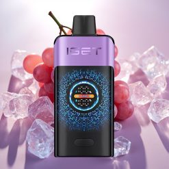 IGET ONE 12000 Puffs Ljubičasti Led Enkratna Vape 2700mAh 0.6ohm Dual Mesh