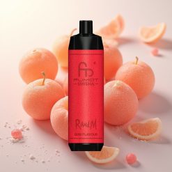 RandM Fumot Shisha 10000 Puffov Dispozabilna Vapa Gumi Aroma LED Tip-C 18ml 850mAh 0.6ohm 0.5% Nikotin