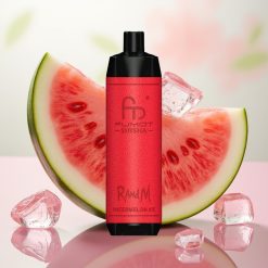 RandM Fumot Shisha 10000 Puffov LED 18ml 850mAh 0.6ohm Type-C 0.5% Lubenica Led