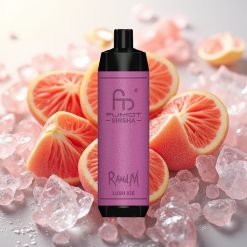 RandM Fumot Shisha 10000 Puffov LED Indikator 18ml 850mAh 0.6ohm Mesh Lush Led (Ledeni Bohot)