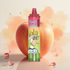 RandM Fumot Tornado 15000 Puffs 25ml 850mAh 0.9 Ohm Mesh LCD Typ-C Jabuka Breskva Hruška