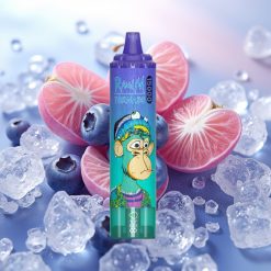 RandM Fumot Tornado 15000 Puffs 25ml 850mAh 0.9 Ohm Mesh Type-C LCD Borovnica na ledu