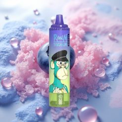 RandM Fumot Tornado 15000 Puffs 25ml 850mAh Type-C LCD Borovnični Bubble Gum