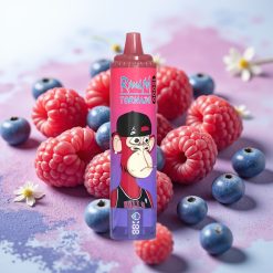 RandM Fumot Tornado 15000 Puffs 25ml 850mAh Type-C LCD ModraKisla Malina