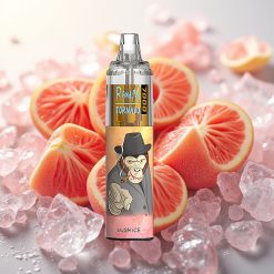 RandM Fumot Tornado 7000 Puffov Enkratna Vap Lush Ice 14ML 850MAH Mesh Coil Type-C RGB Zračno Nastavljivo 0%-5% Nikotin