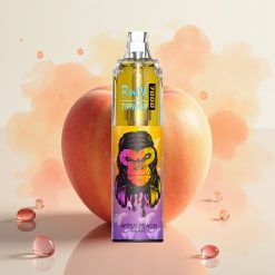 RandM Fumot Tornado 7000 Pufi 14ML E-tekočina 850MAH Baterija RGB Luč Apple Peach Pear (Jabolko Breskeva Hruška)