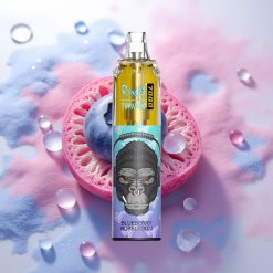 RandM Fumot Tornado 7000 Pufov Disposable Vape Borovnica Žvečilna Guma 14ML 850MAH Mesh Coil Type-C RGB Zračna Nastavitev 0%2%3%5% Nicotine