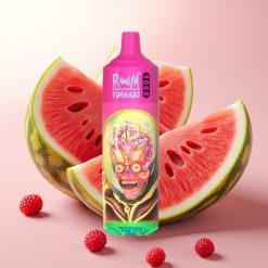 RandM Tornado 9000 Puffs 850 mAh 18 mL RGB Display Malina Lubenica