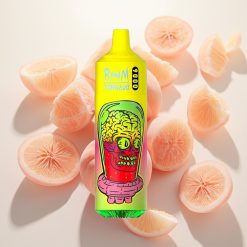 RandM Tornado 9000 Puffs 850 mAh Polnilna 18 mL Mrežasta Tuljava RGB Display Poletna Breskova Sladoled