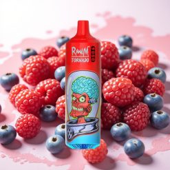 RandM Tornado 9000 Pufov Mehane Jagode 850 mAh 18 mL RGB Mesh