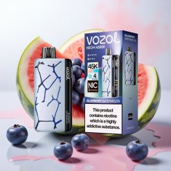 Vozol Neon 45K 45000 Puffs Disposable Vape Borovnica Lubenica Nastavljiv Led 4 Načini Nastavljiv Pretok Zraka 3 Načini