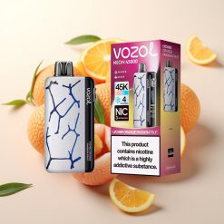 Vozol Neon 45K 45000 Puffs Disposable Vape Liči Oranžna Pasijonka Nastavljiv Led 4 Načini Nastavljiv Pretok Zraka 3 Načini